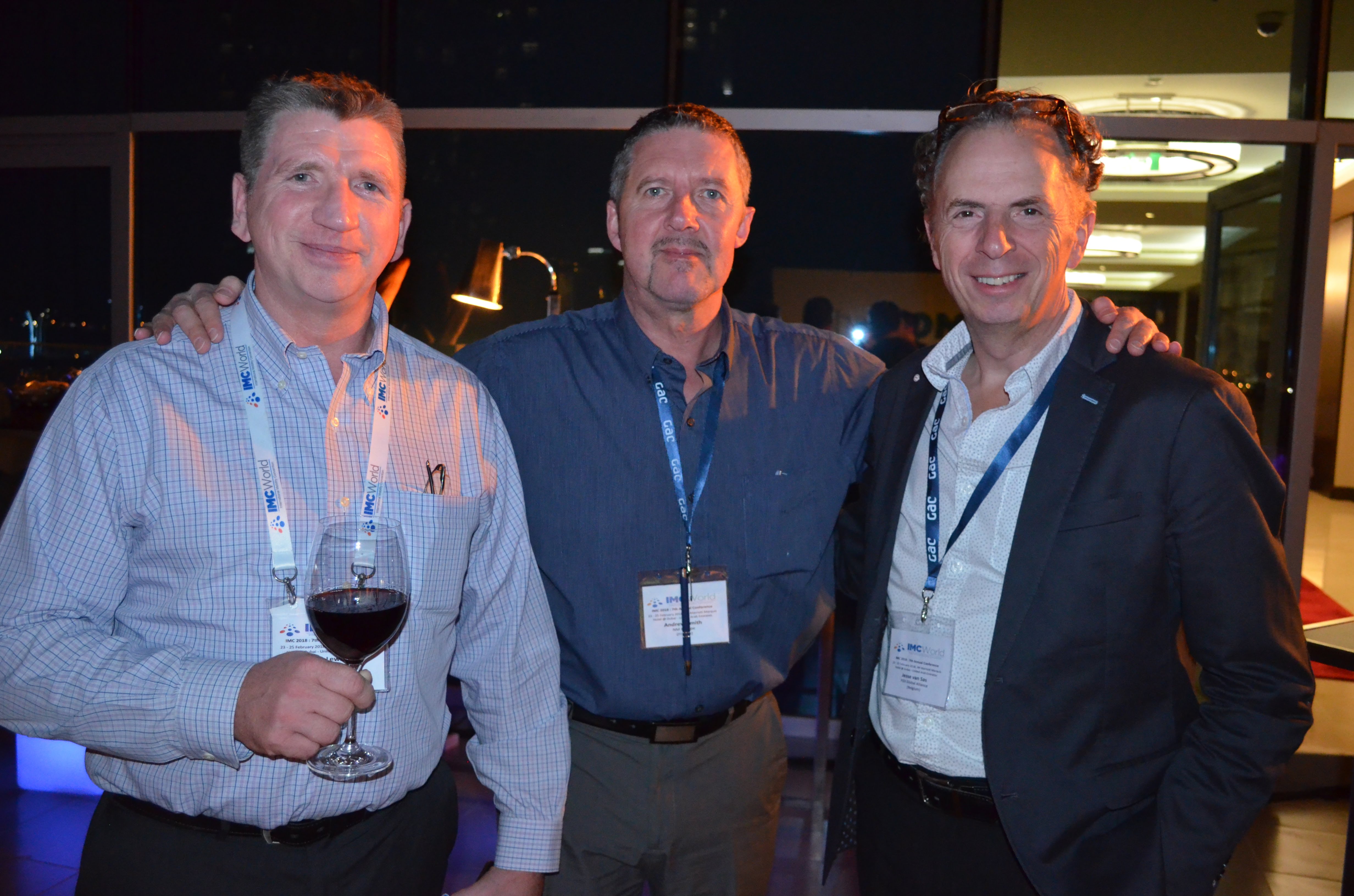 Steve Lewis, Andrew Smith and Jesse van Sas