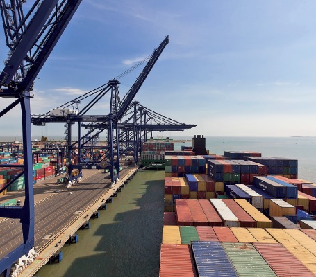 The port of Felixstowe is a member of the UK Major Ports Group