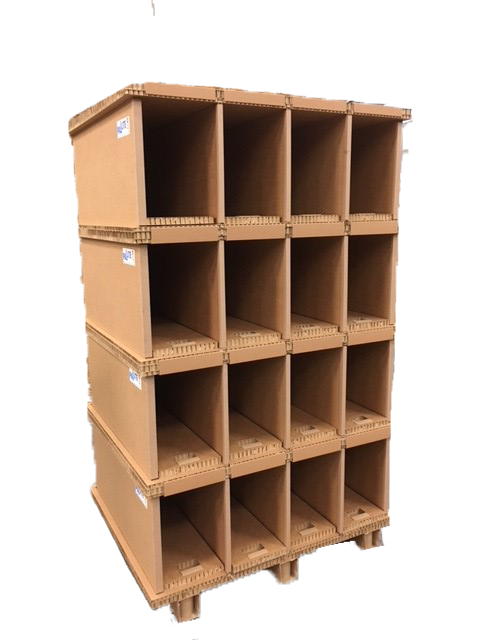 PALLITE PIX is a range of lightweight, yet strong, storage and shelving systems made from 100% recyclable materials