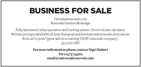 Business for sale - Removals Internet Brokerage