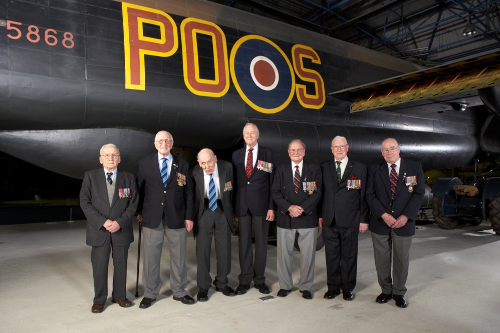 Bomber Command 7-man veteran crew