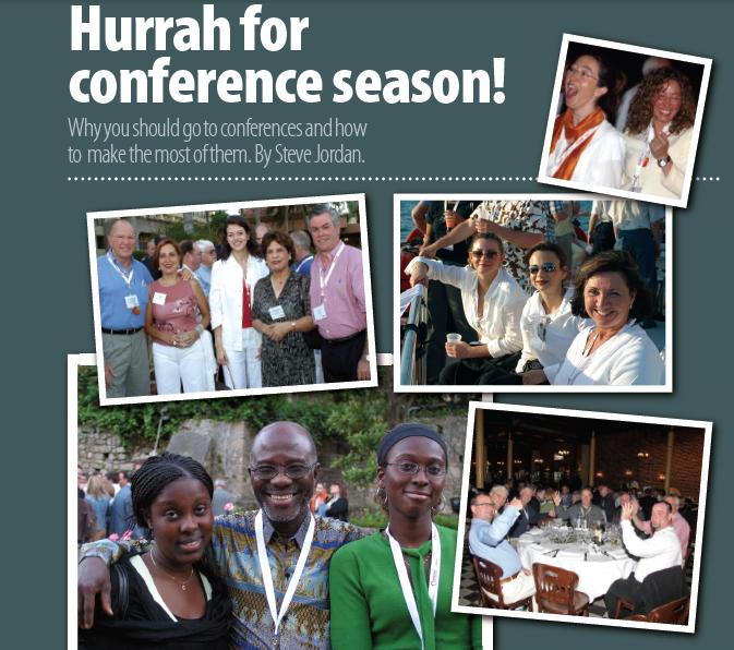 Hurrah for conference season!