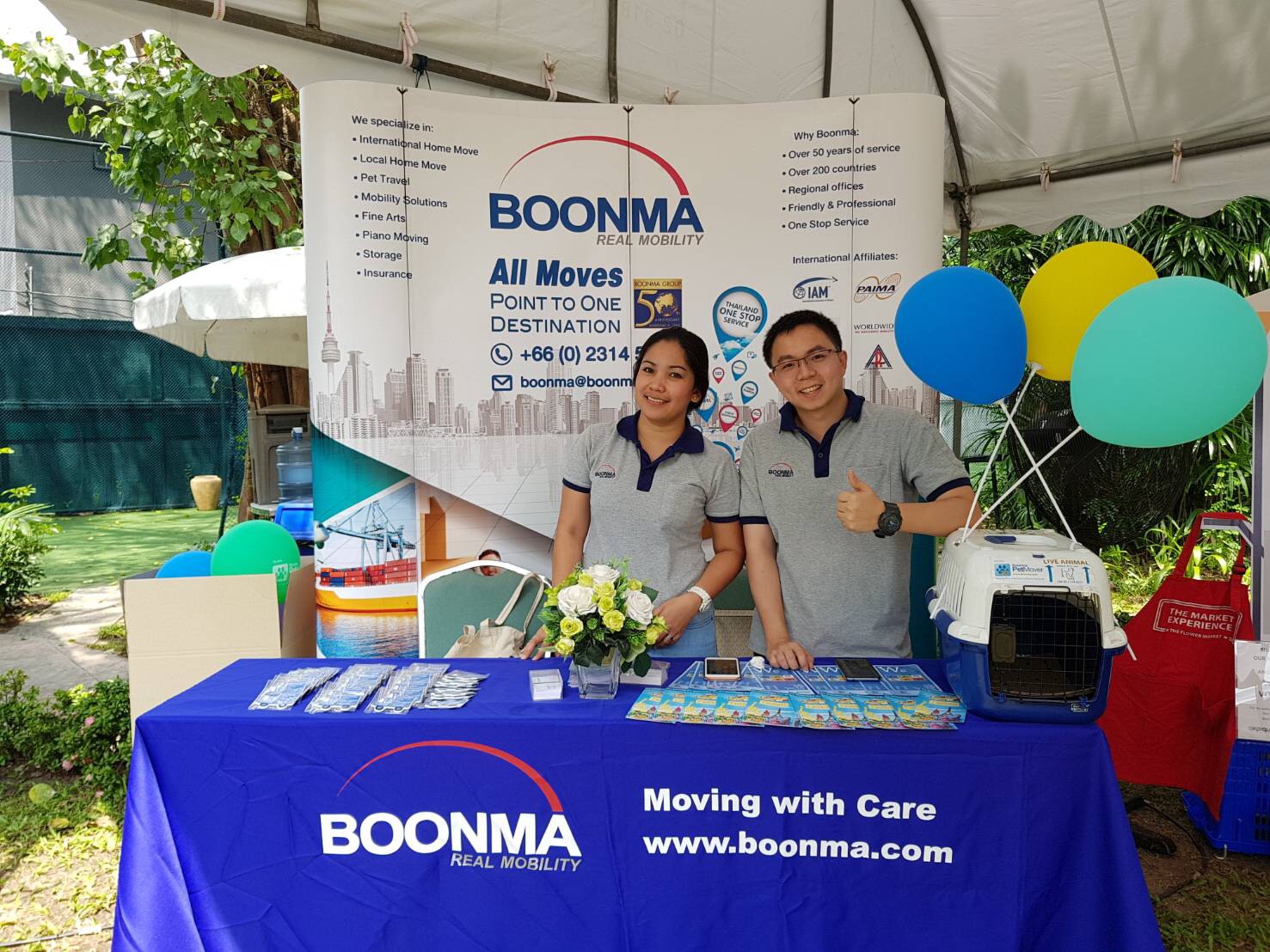 Boonma exhibition stand