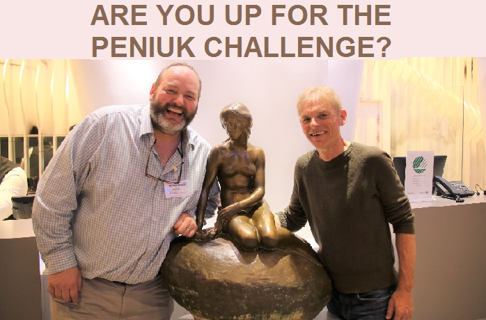 Richard Dolan, accepting the first ever Peniuk Challenge