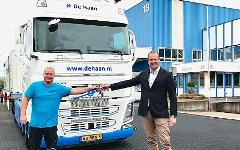 New Volvo diesel truck for De Haan