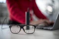 The SEAT eye tracking glasses are fitted with infrared sensors in the lenses and a camera