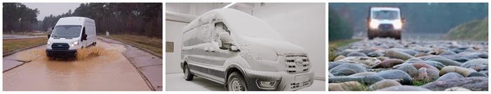 The Ford E-transit has undergone a punishing testing regime The Ford E-transit has undergone a punishing testing regime