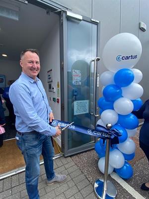 David Pascoe Executive Senior Vice President, opens the new Cartus UK hub
