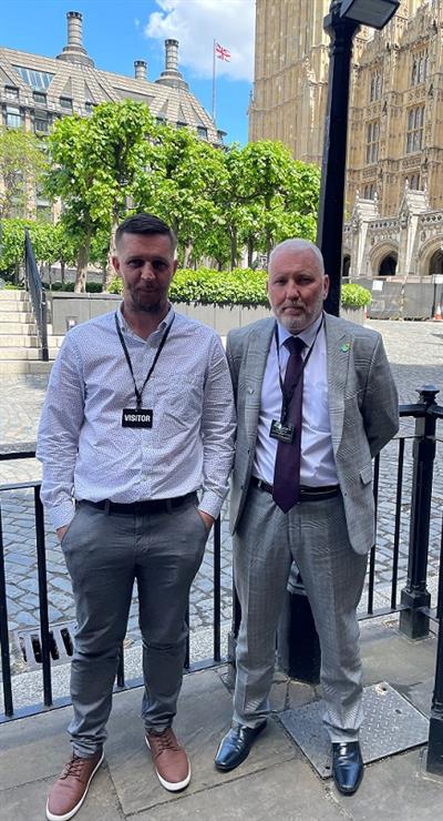 Gavin Ryan and Chris Smallwood Gavin Ryan and Chris Smallwood